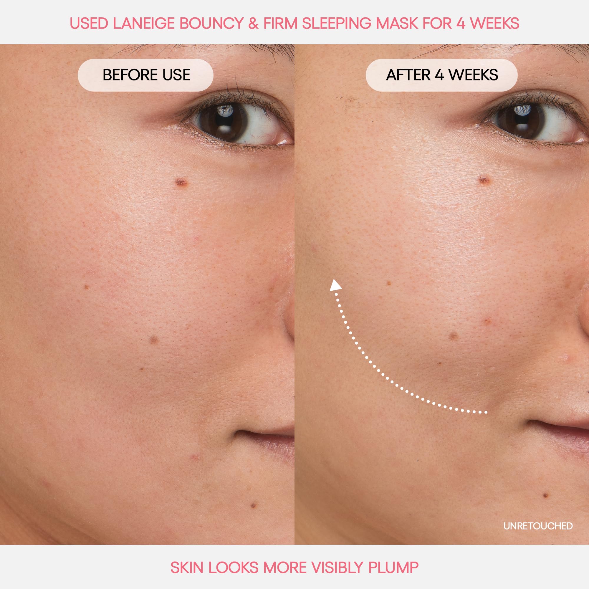 LANEIGE Bouncy and Firm Sleeping Mask: Revitalize, Smooth, Peony & Collagen Complex, Barrier-Boosting Hydration